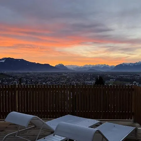 Panoramablick-apartment Mit Terrasse Bei Bregenz